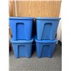 Image 1 : Set of 4 Tuff Store 40L Totes