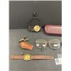 Image 3 : Lot of Vintage Glasses Watches Etc