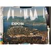 Image 2 : Large Expo 86 Collectible Lot Papers Bags Maps Etc