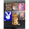 Image 1 : Lot of 7 Playboy Magazines Holiday Anniversary Issues Assorted Years