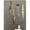 Image 2 : 3 BN Throwing Knives in Sheath