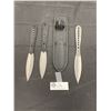 Image 1 : 3 BN Throwing Knives in Sheath