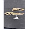 Image 2 : Camouflage Hunting Knife with Hard Sheath