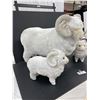 Image 2 : 3 New Stuffed Mountain Goats Tallest 18" Tall and 23" Long