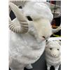 Image 3 : 3 New Stuffed Mountain Goats Tallest 18" Tall and 23" Long