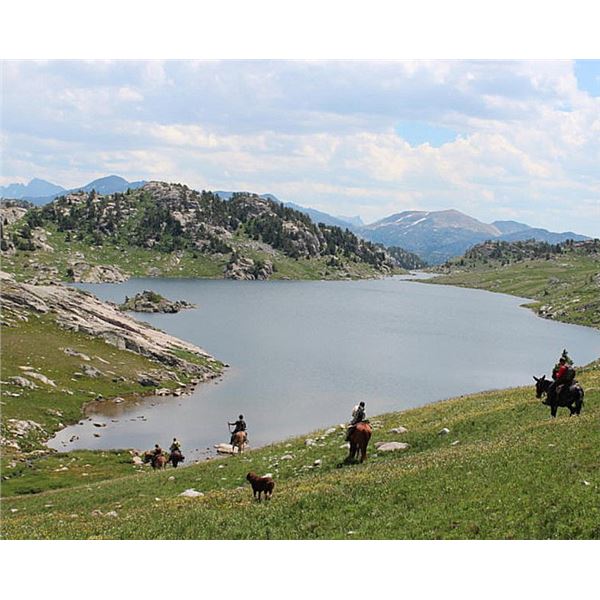 Wilderness horse pack/fishing trip for 2 in the Wyoming Wind River Mountain Range
