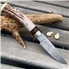 Image 1 : Custom 3 1/2" drop point blade knife by Broad Canyon Customs