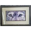 Image 4 : Set of 3 'Wolf Eye' prints by Audrey Menefee