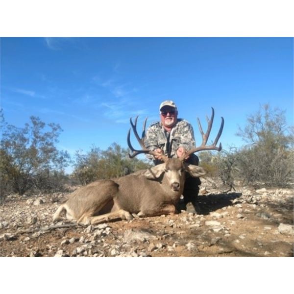Mexico – 6 Day – Desert Mule Deer Hunt for One Hunter