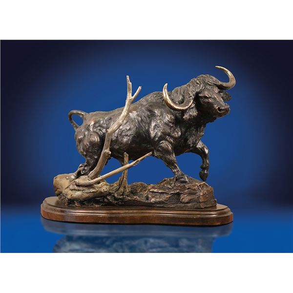 “Violent Authority” - Lorenzo Ghiglieri Cape Buffalo Bronze