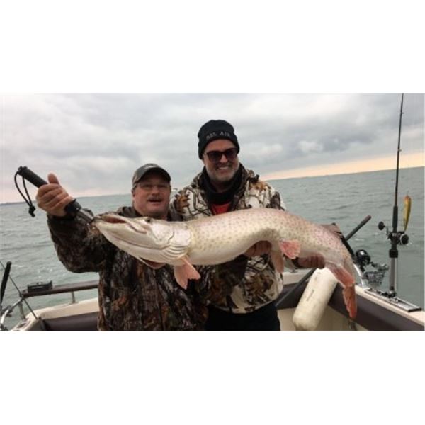 Ontario, Canada– 1 Day – Muskie Fishing Charter for up to Four Anglers