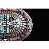 Image 4 : Zuni Micro Inlaid Shadowbox Sterling Silver Buckle