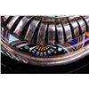 Image 6 : Zuni Micro Inlaid Shadowbox Sterling Silver Buckle