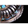 Image 9 : Zuni Micro Inlaid Shadowbox Sterling Silver Buckle