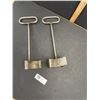 Image 2 : Vintage Branding Irons J and M