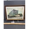 Image 1 : Antique Framed Willman Cakes Michigan Company Photo 17 x 13"