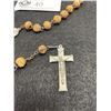 Image 2 : Vintage Carved Wood Beaded Rosary