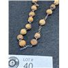 Image 3 : Vintage Carved Wood Beaded Rosary