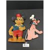 Image 1 : 1966 Walt Disney Mickey Mouse Hot Water Bottle and Wooden Pluto