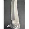 Image 2 : New Stainless Steel Knife in Sheath with Nice Decorative Handle