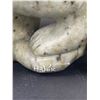 Image 2 : SoapStone Bear Carving Heavy 12" Tall with Chip