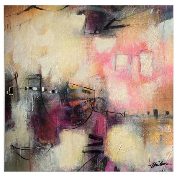 Abstract Study With Pink by Milan Original