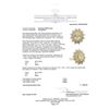 Image 5 : 6.09 ctw Oval Mixed Yellow Sapphire And Round Brilliant Cut Diamond Ring - 14KT
