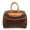 Image 1 : Louis Vuitton Brown Deauville Satchel Bag