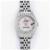 Image 2 : Rolex Ladies Stainless Steel Pink MOP Diamond 26MM Oyster Perpetaul Datejust