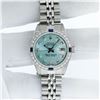 Image 3 : Rolex Ladies Stainless Steel Ice Blue Diamond 26MM Oyster Perpetaul Datejust Wit