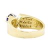 Image 3 : 1.44 ctw Blue Sapphire And Diamond Ring - 14KT Yellow Gold