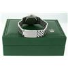 Image 8 : Rolex Mens Stainless Steel Green Vignette Diamond Oyster Perpetual Datejust Wris