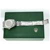 Image 9 : Rolex Mens Stainless Steel Green Vignette Diamond Oyster Perpetual Datejust Wris