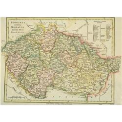 Map Bohemia Moravia Austria Wilkinson 1800 #2126880