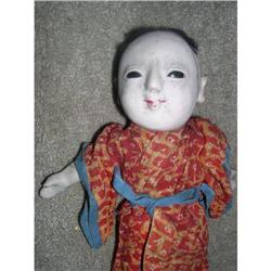 9  Early Papier-Mache Japanese Doll #2127063