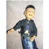 Image 1 : 14" Early Composition Chinese Doll Newspaper #2127073