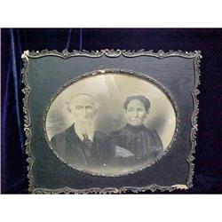 Oval Decorative Frame of Old Folks #2127288