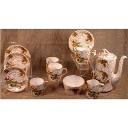 CHINTZ Coffee POT Set - ENGLAND - Service for 4#2127422