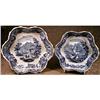 Image 1 : SCENIC Blue TRANSferWARE Bowls (2) -ANTIQUE- #2127431