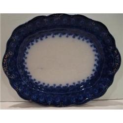 Flow Blue Cavendish Oval Platter #2127461