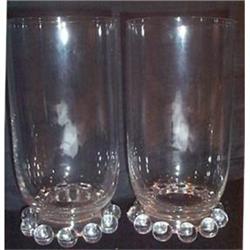 Eight Candlewick Elegant Ice Tea Goblets #2127467