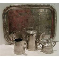 Childs Silver Nickel Tea Set #2127469