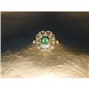 Image 1 : Lovely Estate 14K WG White Gold Emerald Ring #2127553