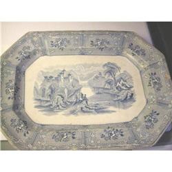 Early Stafforshire Canadian Scenes Platter #2127673