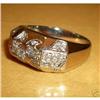 Image 1 : 18K White Gold Diamond Right Hand Ring #2127756