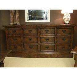 HUGE SPANISH STYLE CHEST DRESSER TV CABINET #2127814