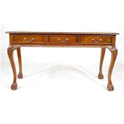 3 DR CHIPPENDALE STYLE  VICTORIAN WRITING DESK #2127818