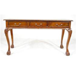 3 DR CHIPPENDALE STYLE  VICTORIAN WRITING DESK #2127818