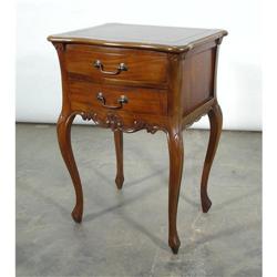 QUEEN ANN VICTORIAN ANTIQUE NIGHTSTAND TABLE #2127840