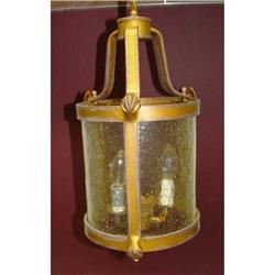 Cast Iron Hall Lamp Chandelier Fixture Crackle #2127883